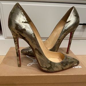 Christian Louboutin Camo Heels. Great condition!